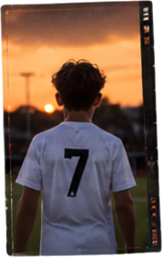 Player photo, viewed from behind at sunset, used to illustrate a season milestone still to come